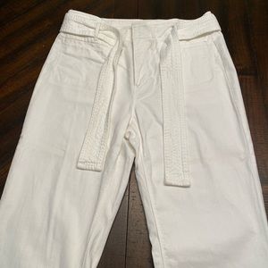 Women’s Loft white wide leg pants